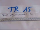 Tresse Austria 7mm width real silver plated WW1 zigzag 1 meter (TR15)