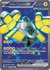 Pokemon Iron Hands ex 223/182 Paradox Rift NM Ultra Rare