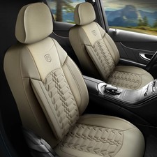 Sitzbezüge passend für Kia Sportage in Beige mit Rückentasche