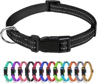 TagME Reflektierendes Hundehalsband 1Cm Breite Verstellbar Sicherheitsschn