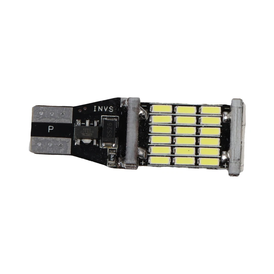 10X T15 921 912 LED Bombillas de Respaldo Inverso W16W 916 6000K Blanco Súper Brillante Foto 4 de 4