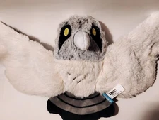 Bark Box Perry The Peregrine Falcon Dog Toy Soft Squeaky Crinkle Plush Bird