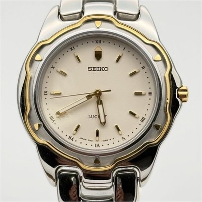 Seiko Lucent 7N01 6750 Quartz Watch Mens 36mm Case Vintage JDM Timepiece Limited