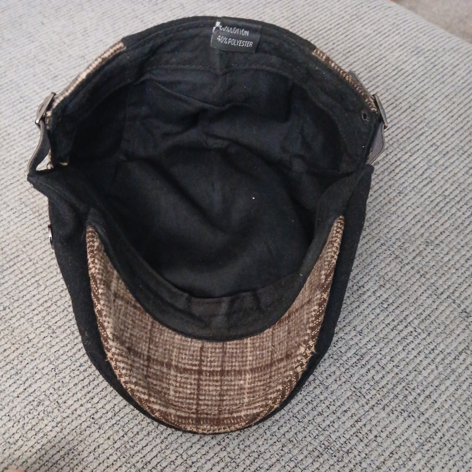 Multi Pattern Patchwork Wool Ivy Hat - image 4