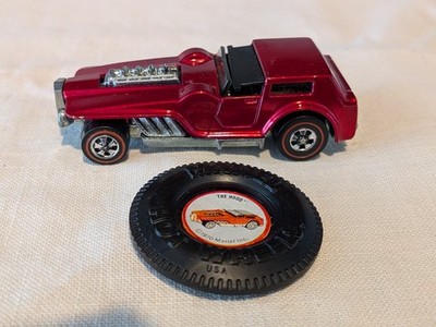 Vintage Hot Wheels Redline Rose Red The Hood
