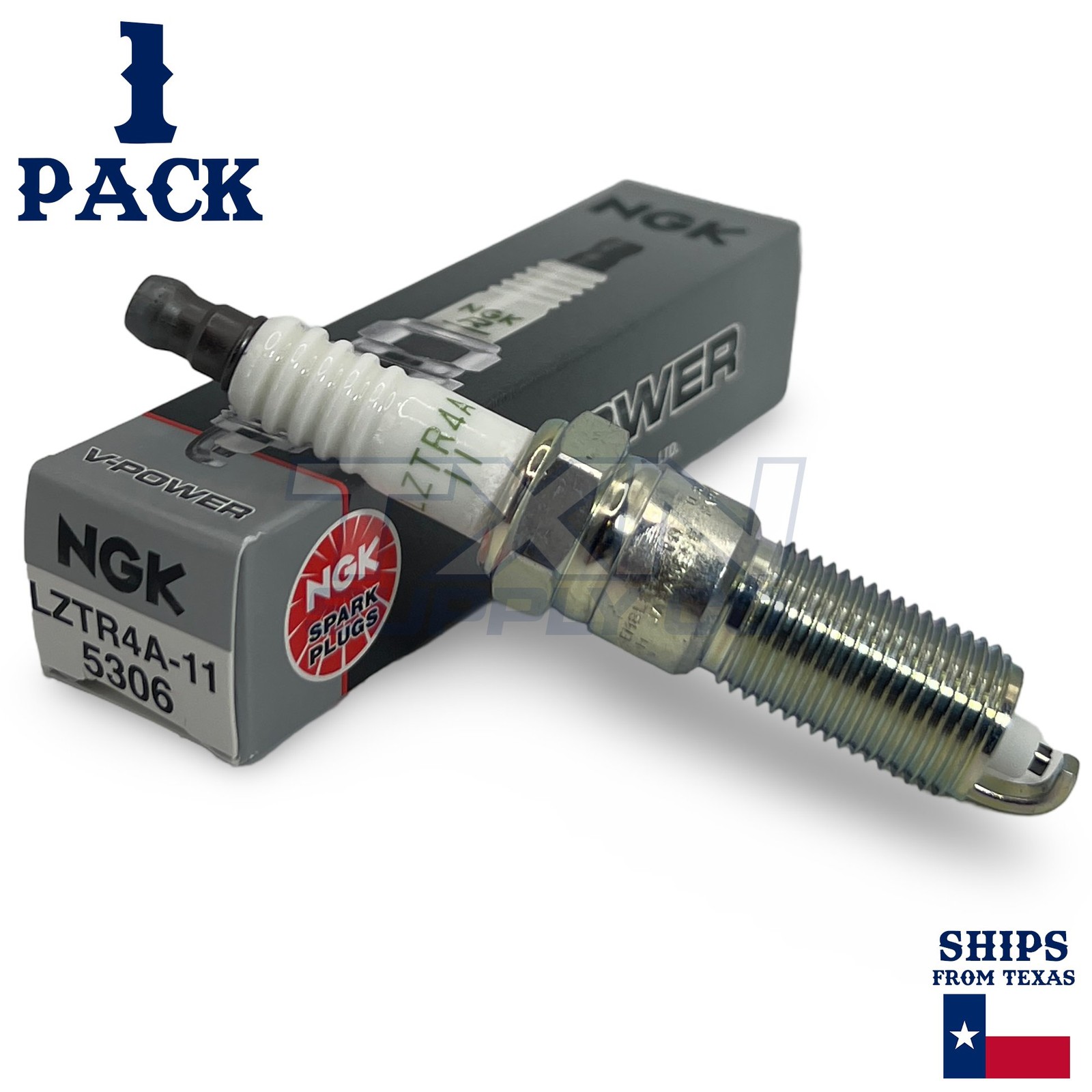 1 Pack NGK V-Power 5306 Spark Plugs LZTR4A-11