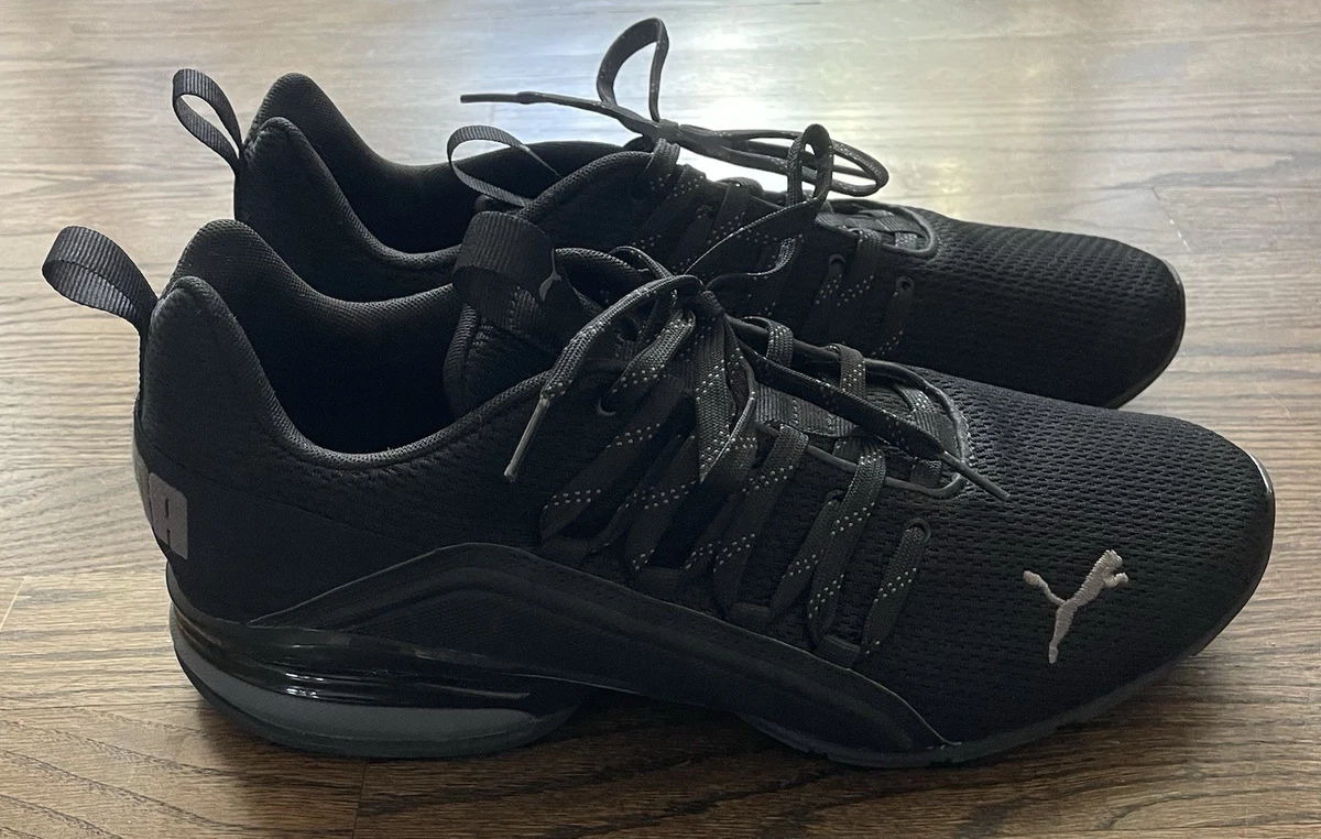 Puma Axelion Sneakers Mens 11 Black Gray Athletic Running Training Shoes Axelion-Refresh-Running-Shoes-Men main image 2