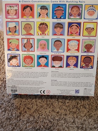 eeBoo I Never Forget a Face Memory Matching Game - Bild 3 von 4