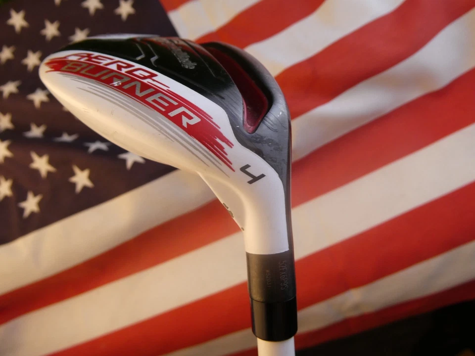 PERFEITO ESTADO TaylorMade AERO BURNER 4 Hybrid/Rescue 22* Matrix Speed Rul-z 70 Stiff Flex - Imagem 3 de 4