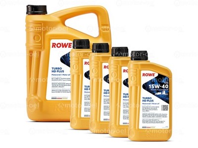 9 Liter (5L+4L) ROWE HIGHTEC TURBO HD SAE 15W-40 PLUS