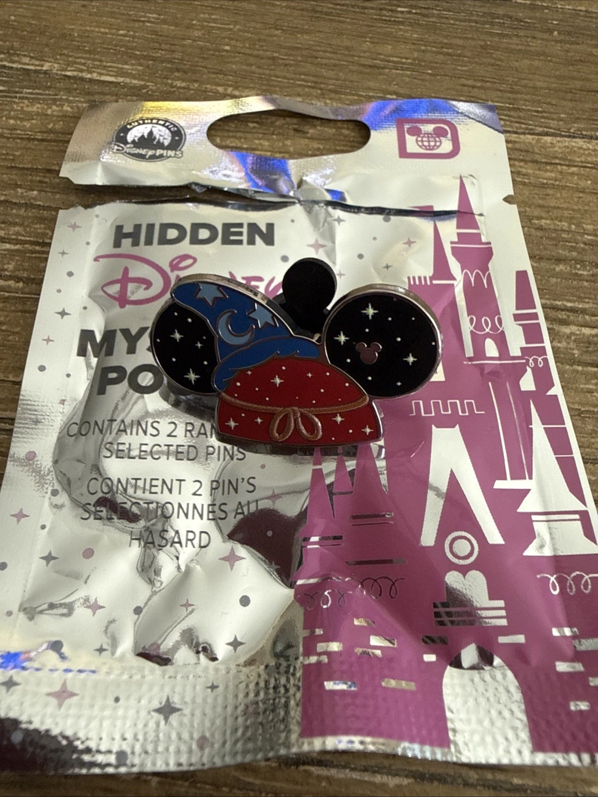 Sorcerer Mickey Hidden Mickey Disney Pin Chaser Ear Hat Wave B WDW 2025