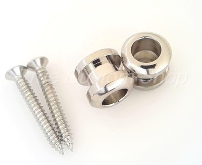 True Custom Shop  Schaller Nickel Strap Lock Buttons for Fender Strat & Tele