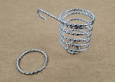 OG Lowrider Classic Bicycle Streel Twisted Base Ball Bat Holder Chrome