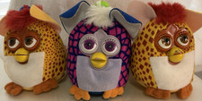 vintage 2000 Furby keychains with movable mouth