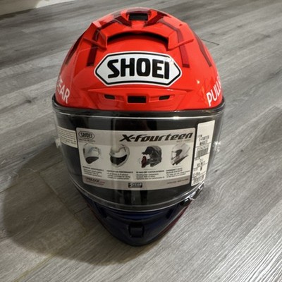 Shoei X-Fourteen Pull&Bear TC-1 Marquez Red Helmet NEW | eBay