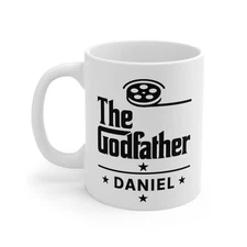 Customisable “The Godfather” Name Mug | Personalised Mafia Coffee Cup Gift