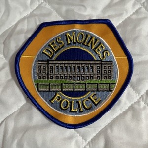 Des Moines Police Patch Iowa Collectible Single Patch