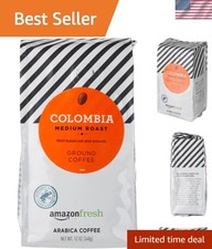 Colombia Ground Coffee, Medium Roast, 12 Ounce