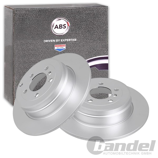 2X A.B.S. Bremsscheiben 354Mm Hinten Passend FüR Land Rover Discovery Range-image