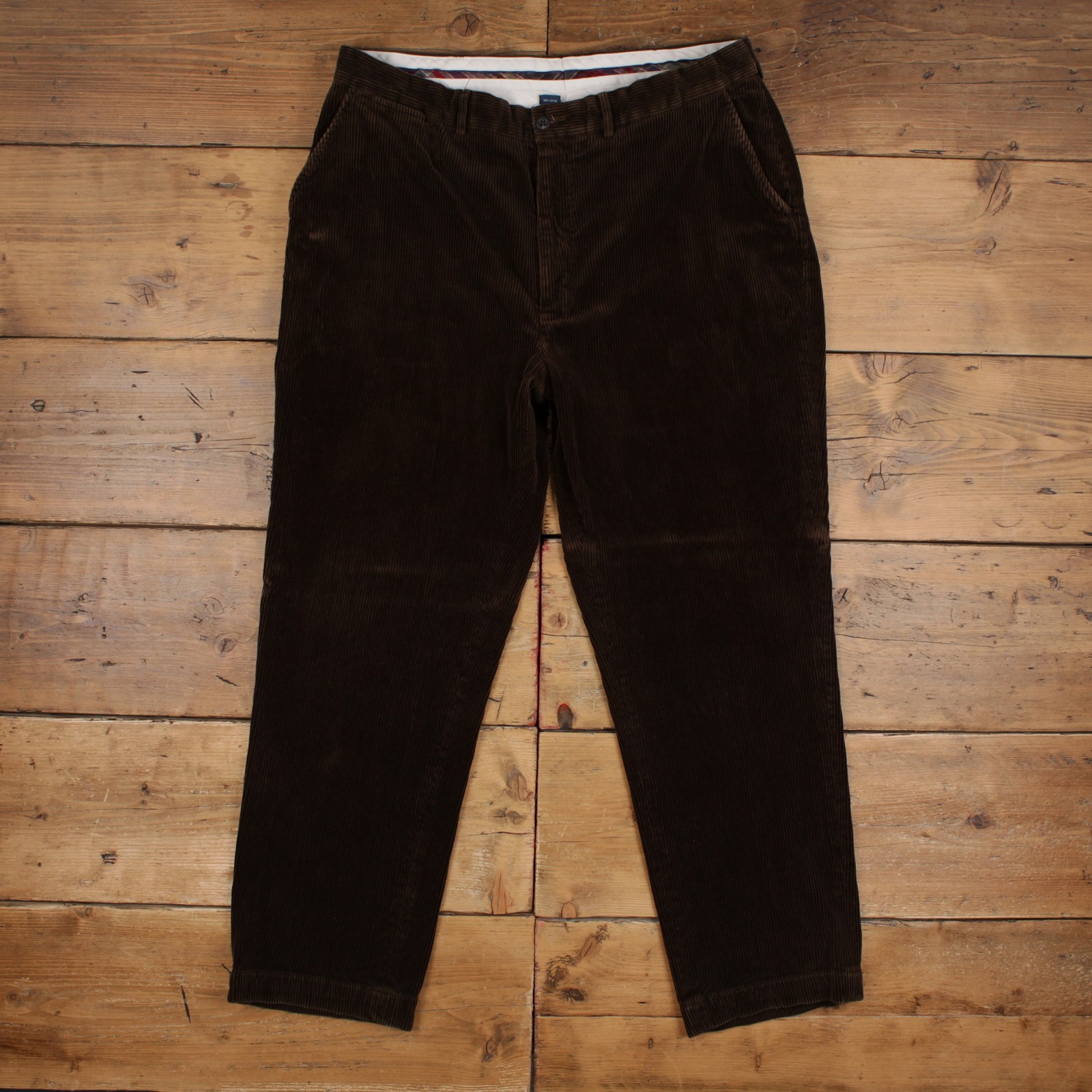 Polo Ralph Lauren Corduroy Trousers Pants 40x32 Mens 00s Brown Straight