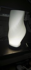 Lampara de mesa impresa en 3d elegante de color Blanco
