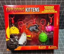 Exploding Kittens Backpack Hangers 5 Pack Collectors Box