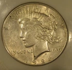 1926 S Peace Silver Dollar - RARE, Circulated, AU Light toning on both sides 163