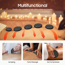 Hot Stone Heater Kit 20Pc Large Heat Case W/ US Standard Plug, Hot Spa Massage