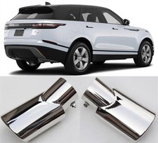 2pcs For Land Rover Range Rover Velar 2018-21 Rear Exhaust Muffler Tip End Pipe