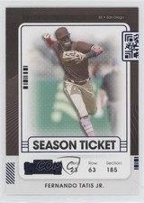 2021 Panini Contenders Season Ticket Blue Fernando Tatis Jr #33 0o6v