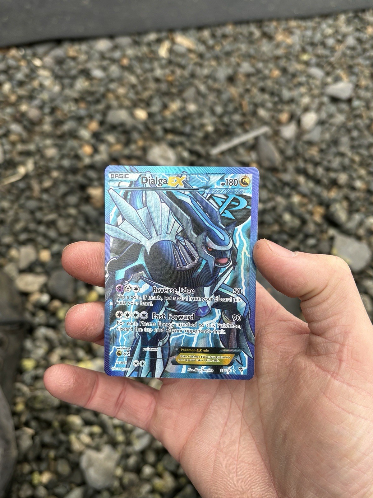 Dialga EX (Team Plasma) (99 Full Art) 99/101 Plasma Blast Holo NM