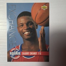 1993-94 Upper Deck - Redemption Prizes Rookie Exchange Calbert Cheaney #RE6 (RC)