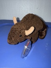 Ty Original Beanie Baby ROAM the Buffalo 1998 RETIRED TUSH STAMP NMWMT