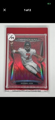 2024 Michael Vick Obsidian Red Flood /49 COLOR MATCH