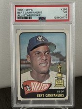 💥1965 Topps #266 Bert Campaneris VG PSA 3 Grey Back ATHLETICS