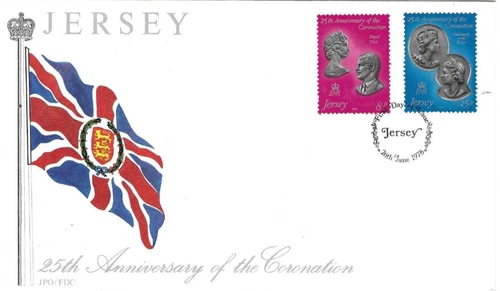 Jersey Comm/FDC -  25th Ann of the Coronation - 1978- (JES289)