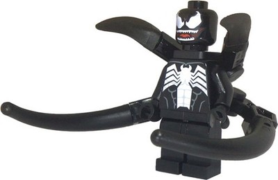 Lego Venom - White Teeth Parted, 4 Back Appendages Medium-sh0711