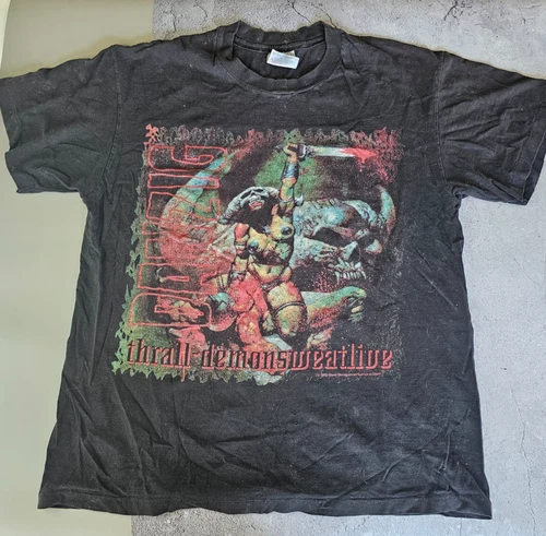 Danzig Thrall Demonsweatlive Giant License Hanes Ma 1990s vintage concert t-shirt, vintage, single stitch, B+ condition