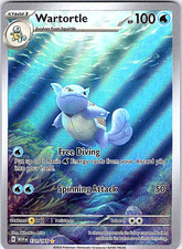 Wartortle - 171/165 Illustration Rare Holofoil SV: Scarlet & Violet 151 NM on eBay