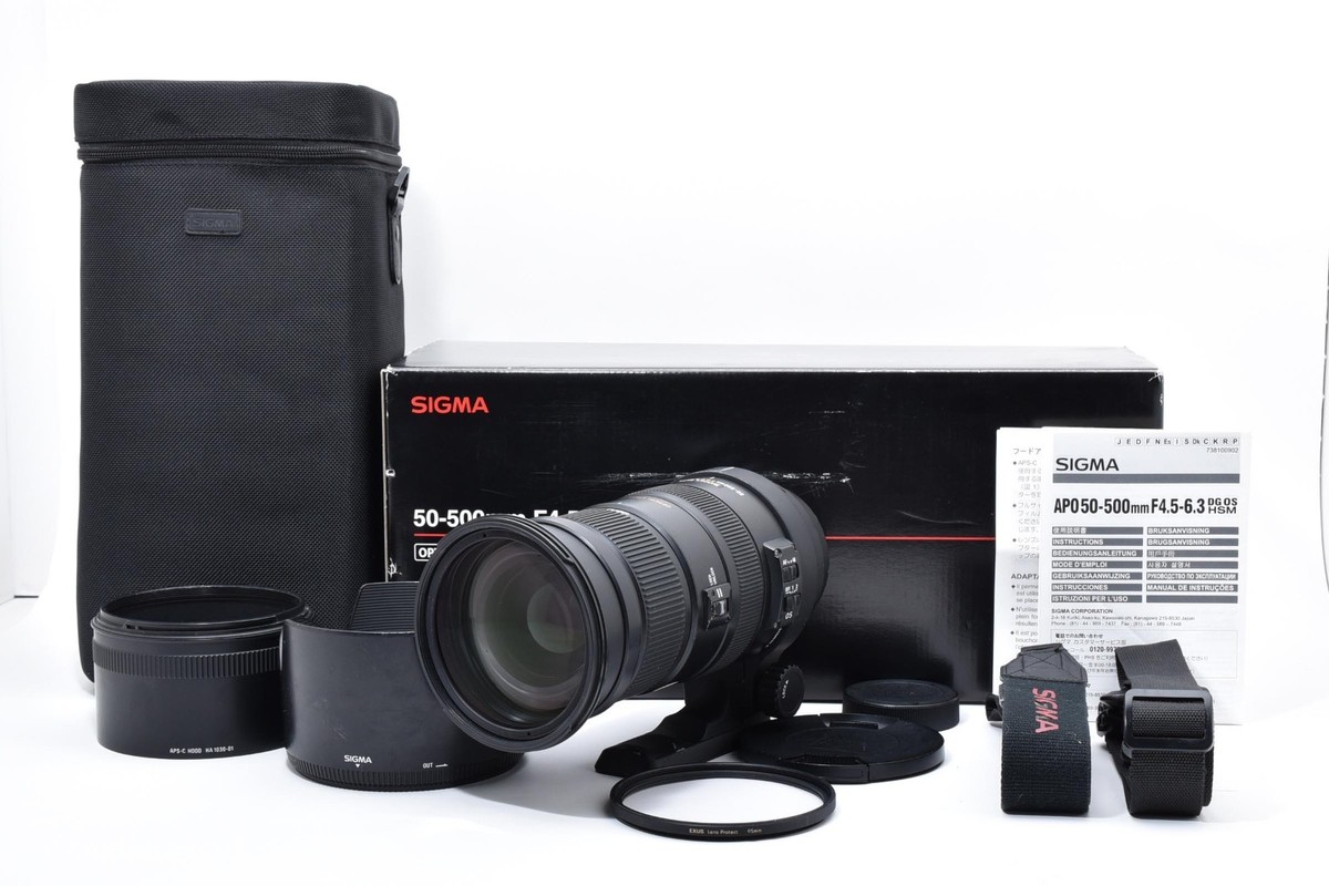 MINT w/Box] Sigma 50-500mm f/4.5-6.3 APO DG OS HSM Lens For Pentax
