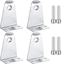 Jetec 2 Inch Metal Hold Down Brackets and Pins, Blind Holder Replacements for...