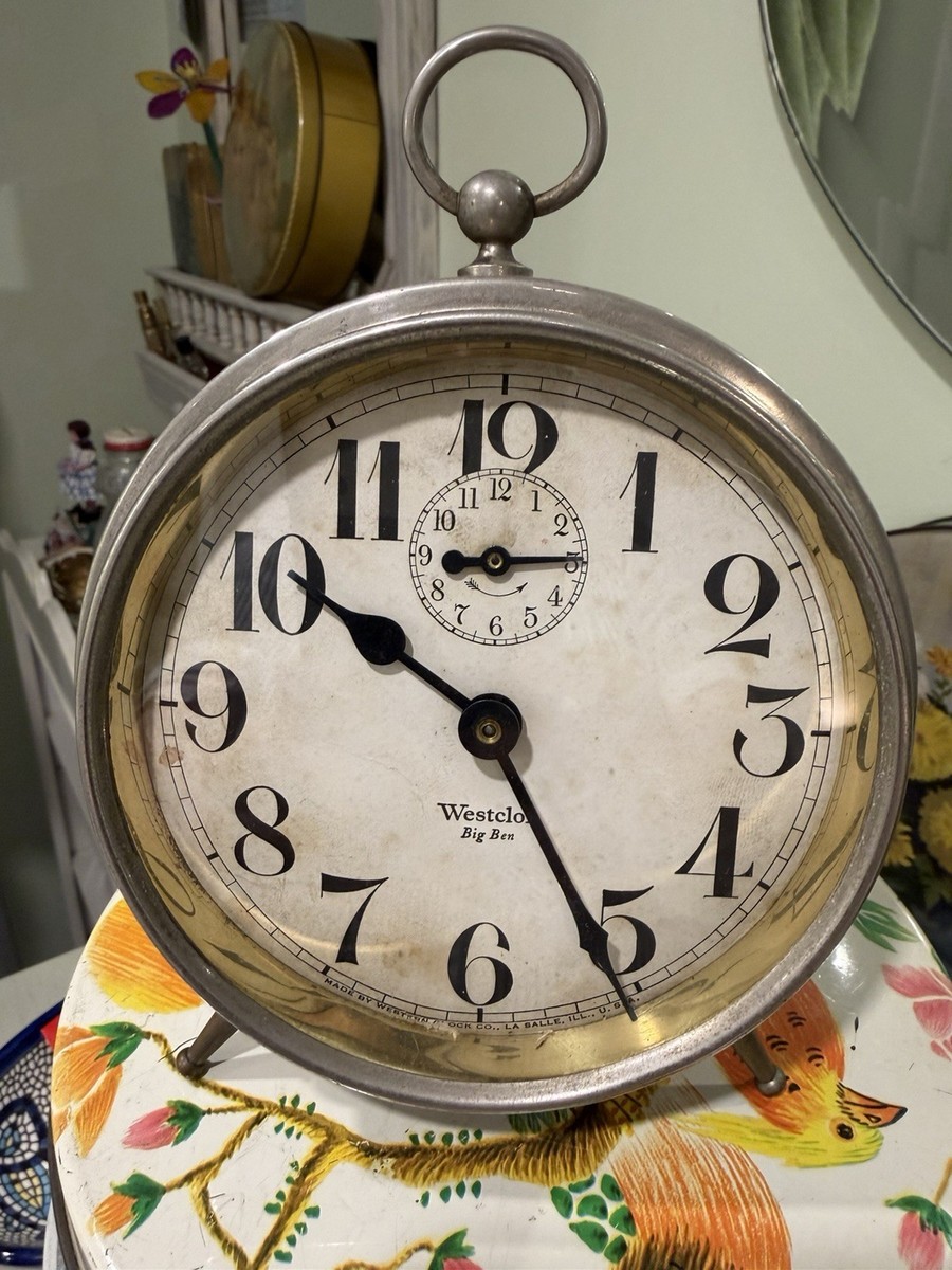 vintage westclox big ben alarm clock 5 Inch Screen | eBay