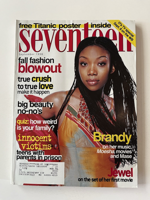 VINTAGE SEVENTEEN MAGAZINE SEPTEMBER 1998 BRANDY JEWEL 90S TEEN | eBay