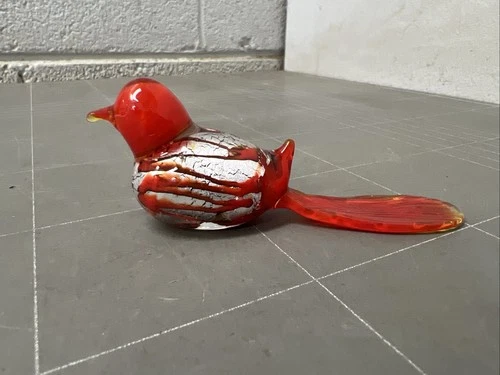 VINTAGE HANDCRAFTED BIRD OF HAPPINESS GLASS CRYSTAL MURANO ?