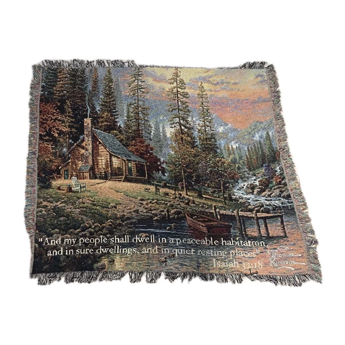 Thomas Kinkade Afghans & Throw Blankets for sale | eBay
