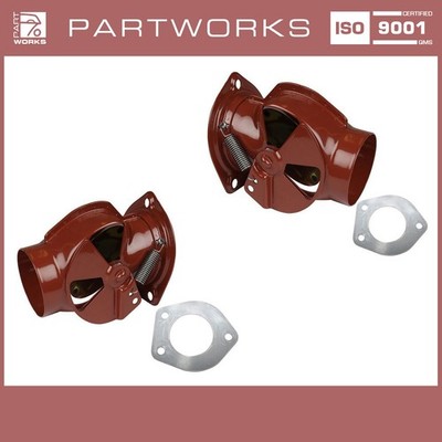 Heizklappenkästen für PORSCHE 911 F/G bis -'86 ROT L+R Set