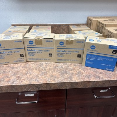 Cosmetic Genuine Konica Minolta TNP48 CMYK Toner Cart Bizhub C3850/C3350