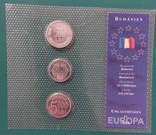 Coin set - Romania, Romania 500,1000,5000 Lei UNC, uncirculated coins