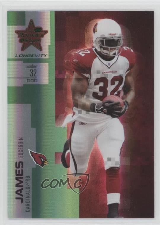 2007 Leaf Rookies & Stars Longevity Emerald 4/49 Edgerrin James #40 HOF 6ks