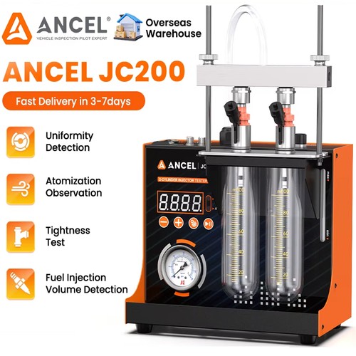 ANCEL JC200 Fuel Injector Cleaner Tester Sprayability Testing Leakage Testing - Picture 1 of 20